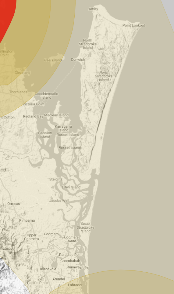 Gold Coast Paramotoring map